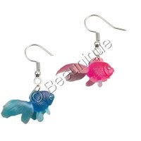 Plastic Fish Earrings