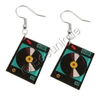 Record/Vinyl Player Earrings
