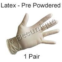 Gloves Latex Pre-Powdered - Click Image to Close