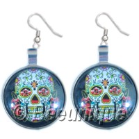 Mexican Skull Front Cabochon ER
