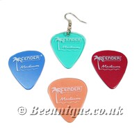 Fender Plectrum Earrings - Click Image to Close