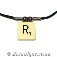 Scrabble Necklace - choose letter - Click Image to Close