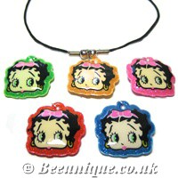 Betty Boop Head Necklace
