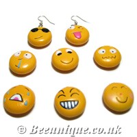 Smiley Expression Earrings