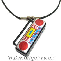 Boombox Necklace - Click Image to Close