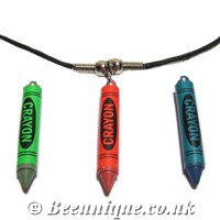 Crayon Necklace (5 Colours) - Click Image to Close