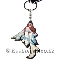 Fairy White Keyring - Click Image to Close