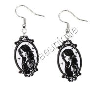 Pagan/Witch & Crow Earrings