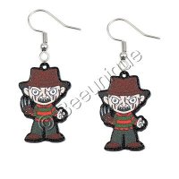Freddy/Nightmare Rubber Earrings