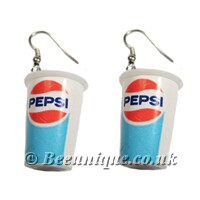 Soda Cup Pepsi Earrings