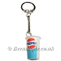 Soda Cup Pepsi Keyring - Click Image to Close
