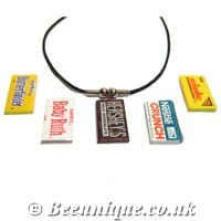 Chocolate USA Necklace - Click Image to Close