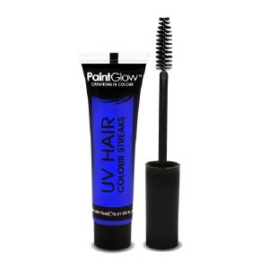 UV Neon Hair STREAKS Blue