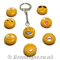 Smiley Expression Keyring